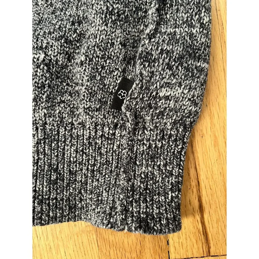 Ted‎ Baker London MMK HexHamm Cotton Sweater in Marbled Gray